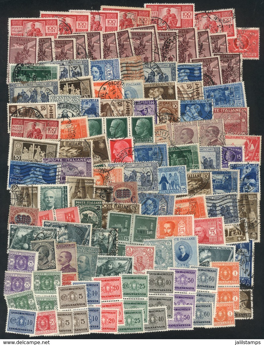 ITALY: Interesting Lot Of Stamps Of Varied Periods, Used Or Mint (the Postage Due Stamps Of 1934 Are All MNH), Fine To V - Papal States