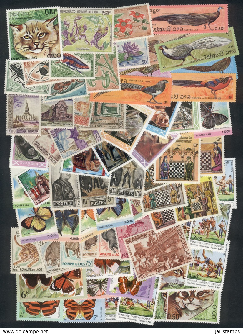 LAOS: Lot Of VERY THEMATIC Stamps, Sets And Souvenir Sheets, Mint Never Hinged And Of Excellent Quality, Catalog Value A - Laos
