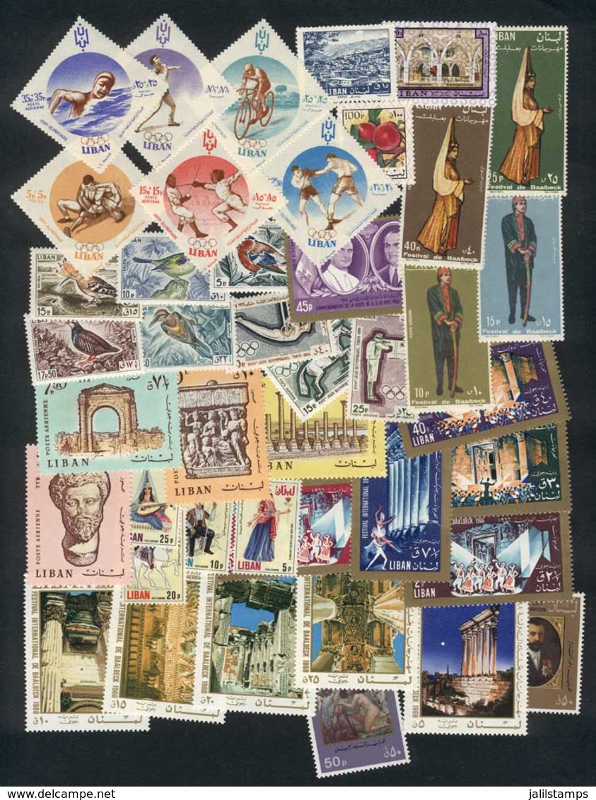 LEBANON: Lot Of VERY THEMATIC Stamps And Sets, Most Mint Never Hinged And Of Excellent Quality, Good Opportunity At A Lo - Libanon
