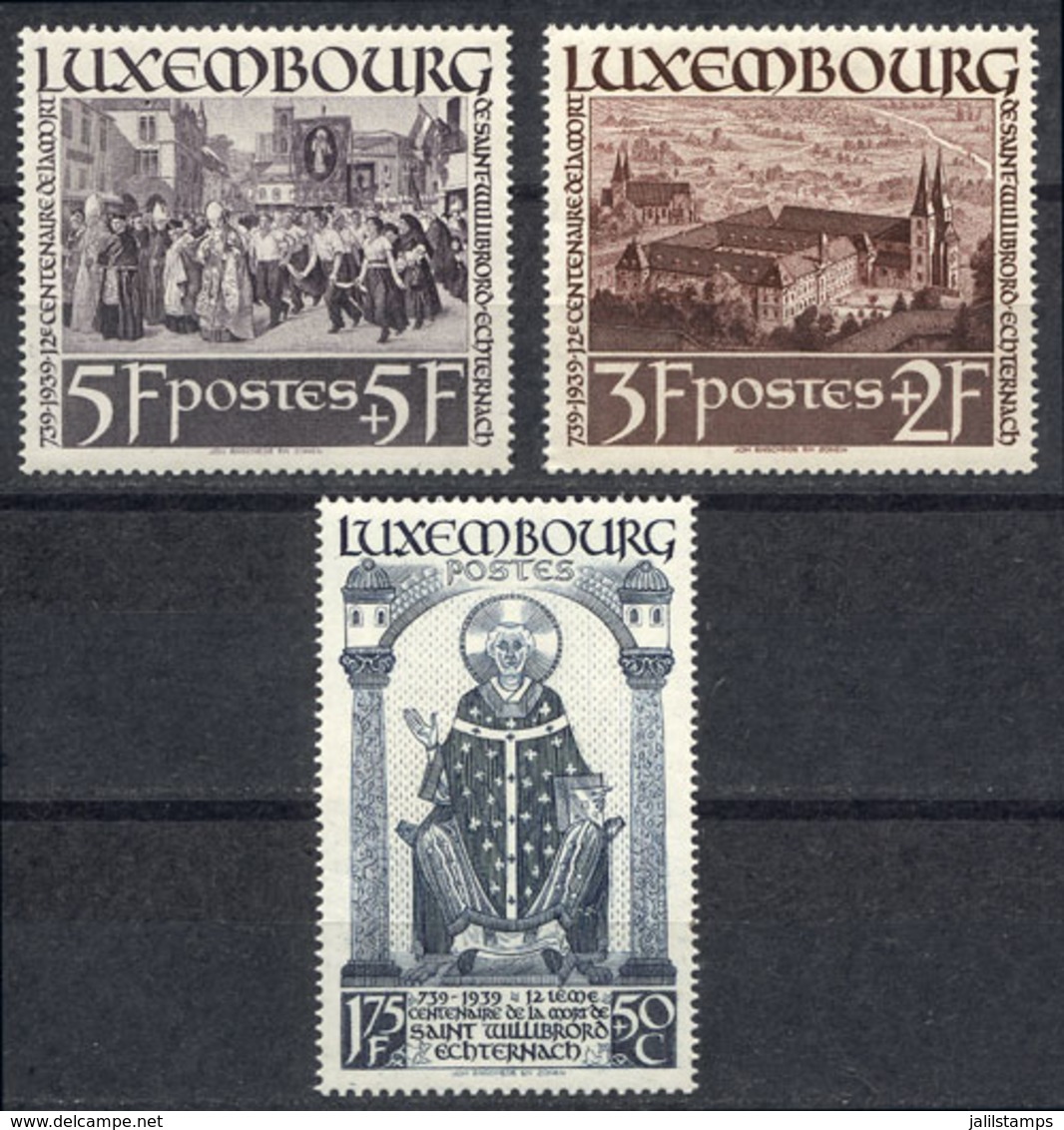 LUXEMBOURG: Yvert 300/305, Religion, Complete Set Of 3 Unmounted Values, Excellent Quality! - Other & Unclassified