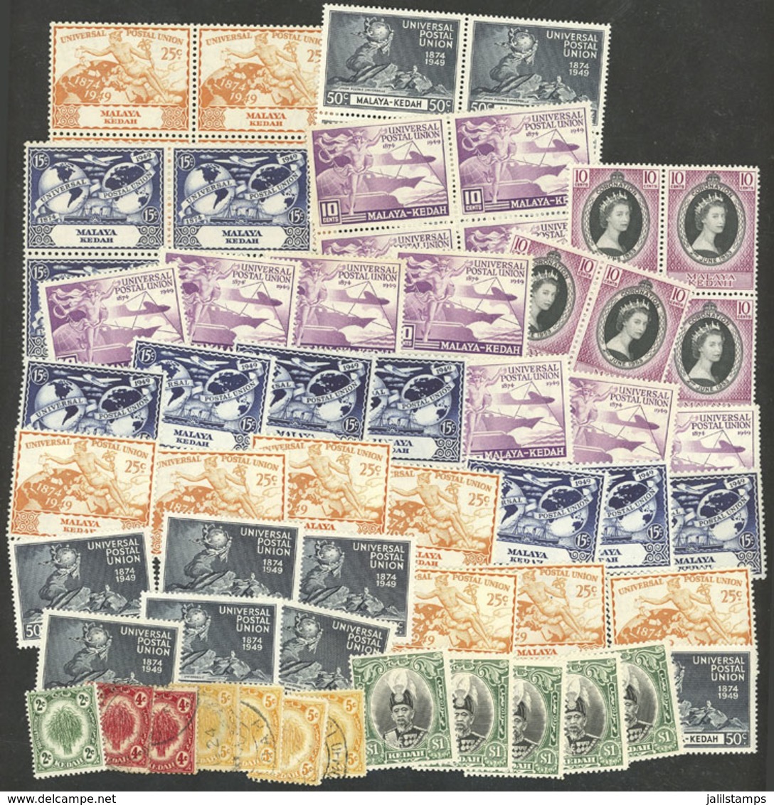 MALAYA - KEDAH: Interesting Lot Of Varied Stamps And Sets, Very Fine General Quality! - Kedah