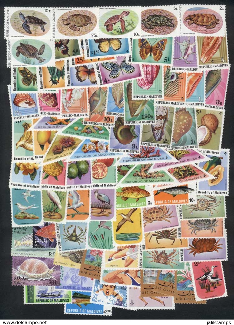 MALDIVES: Lot Of VERY THEMATIC Stamps, Sets And Souvenir Sheets, Most Mint Never Hinged And Of Excellent Quality. Catalo - Maldives (1965-...)