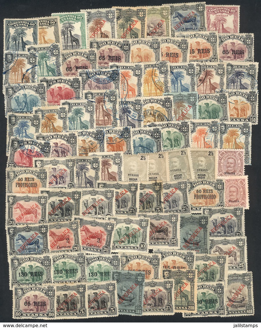 NYASSA: Several Dozens Old Stamps, Most Mint, A Few Used, VF Quality! - Nyasaland