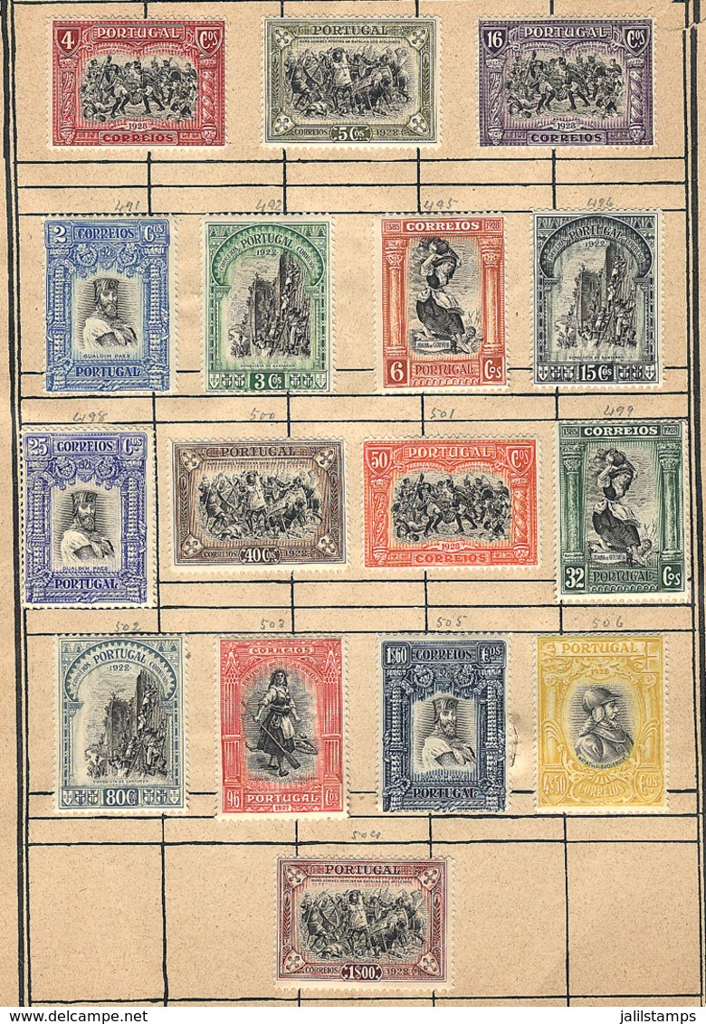 PORTUGAL: Old Approvals Book With Several Hundreds Interesting Stamps, Fine To VF General Quality! - Other & Unclassified