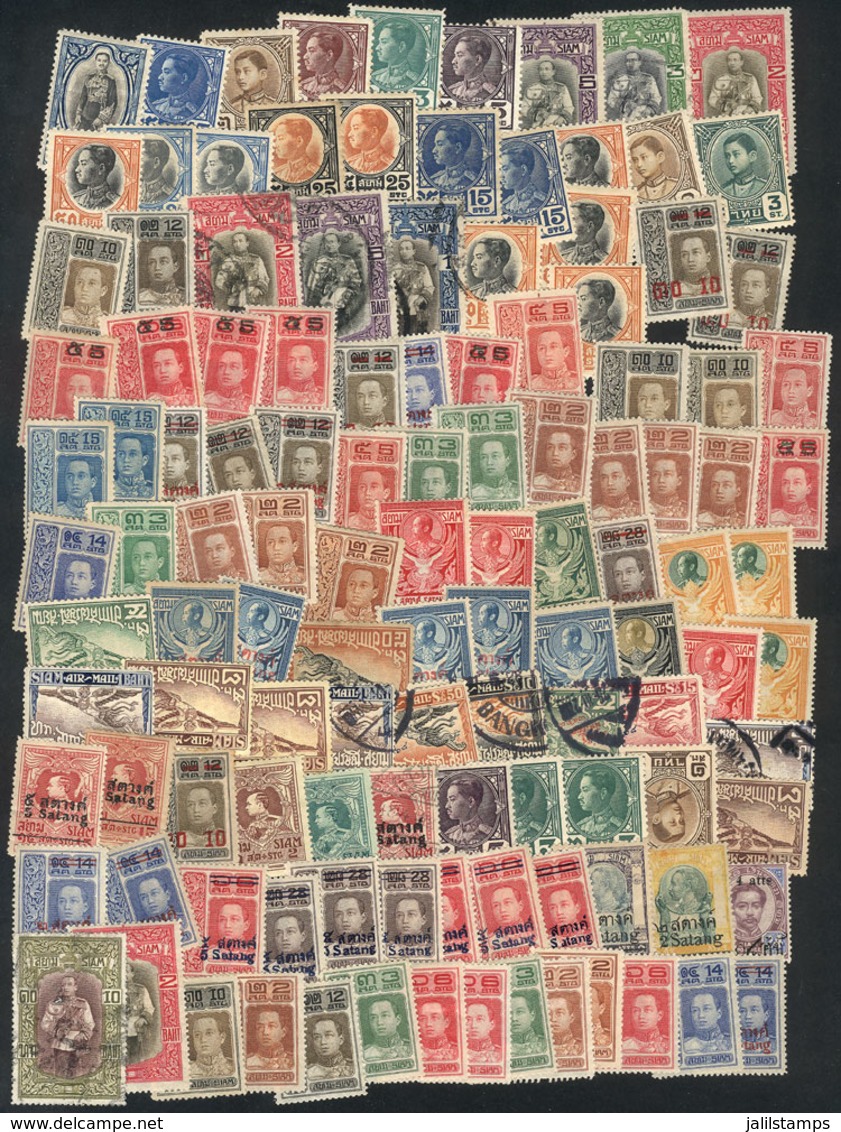THAILAND: Very Interesting Lot Of Mint And Used Stamps, Almost All Of Very Fine Quality, VERY HIGH CATALOGUE VALUE, Good - Thailand
