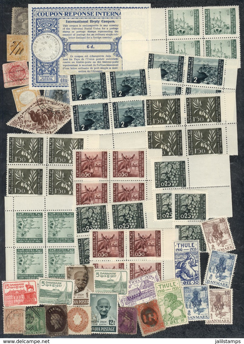 WORLDWIDE: Lot Of Stamps Of Varied Countries And Periods, Including An Old International Reply Coupon Of Great Britain.  - Other & Unclassified