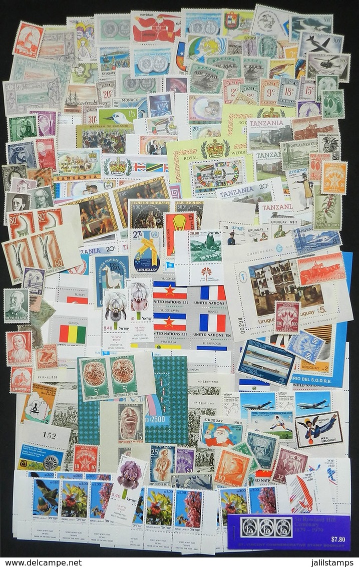 WORLDWIDE: Lot With Good Number Of Stamps, Complete Sets, Souvenir Sheets, Etc., Most Of Fine Quality And In Complete Se - Andere & Zonder Classificatie