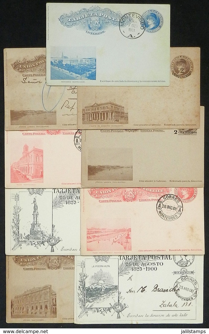 URUGUAY: 9 Illustrated Postal Cards, Most Unused And Of Fine Quality! - Uruguay