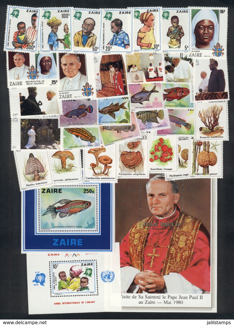 ZAIRE: Lot Of VERY THEMATIC Stamps And Sets, Most Mint Never Hinged And Of Excellent Quality, Good Opportunity At A Low  - Africa (Other)