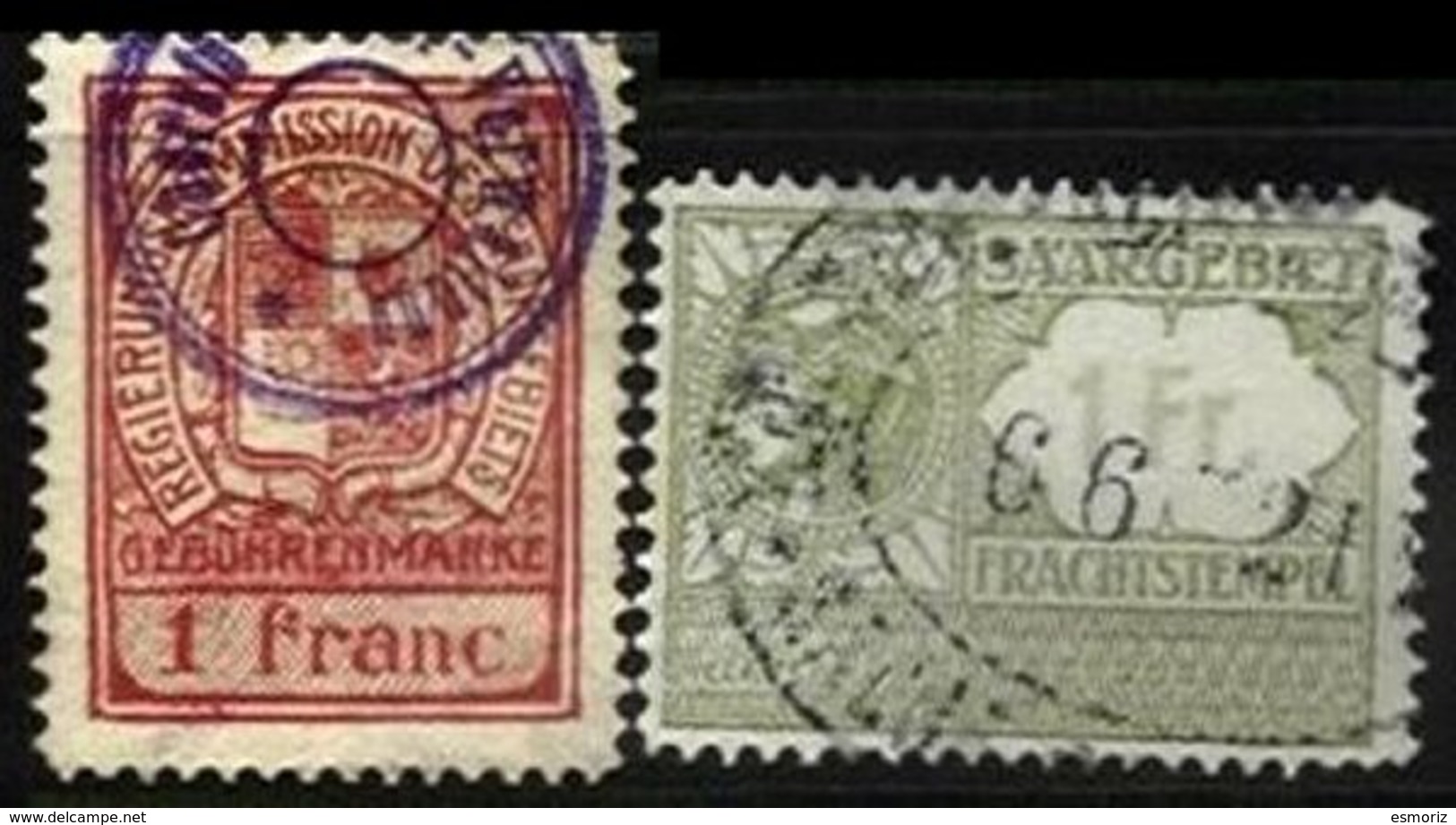 GERMANY, Saargebiet, Used, F/VF - Autres & Non Classés