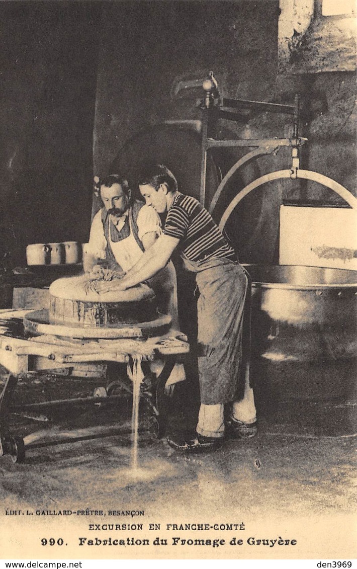 Fabrication Du Fromage De Gruyère - Intérieur De Fromagerie - Cecodi N'1059 - Sonstige & Ohne Zuordnung