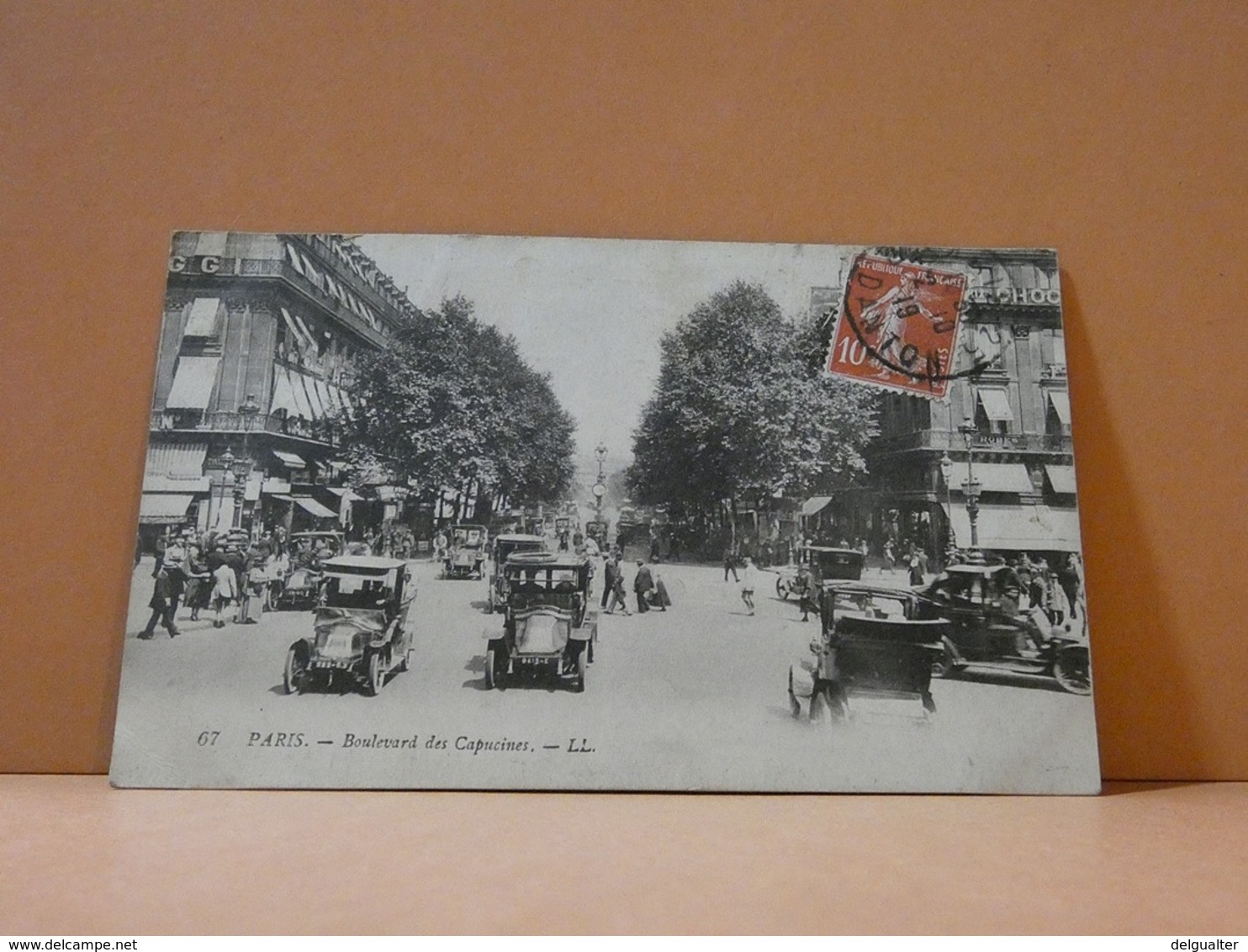 Paris - Boulevard Des Capucines - Fold Bottom Left Corner - Otros & Sin Clasificación