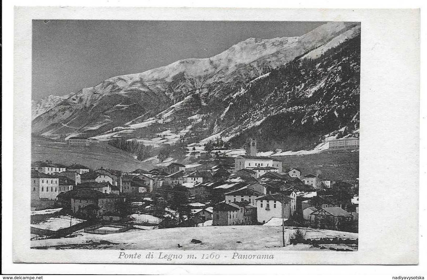 Ponte Di Legno (Brescia). Panorama. - Brescia