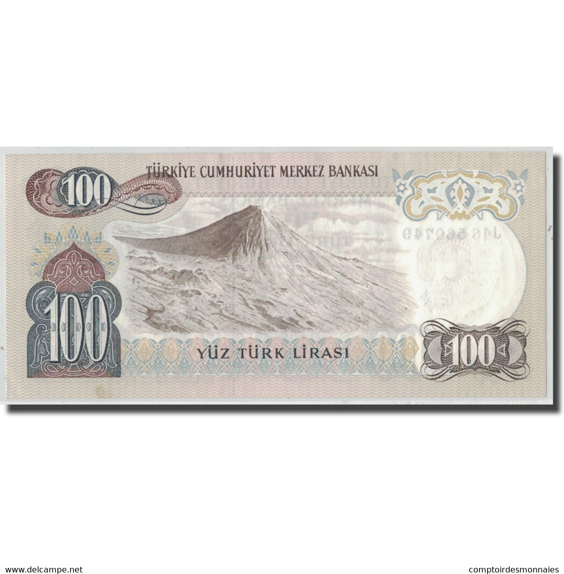 Billet, Turquie, 100 Lira, L.1970, 1970-01-14, KM:189a, SPL - Turquie