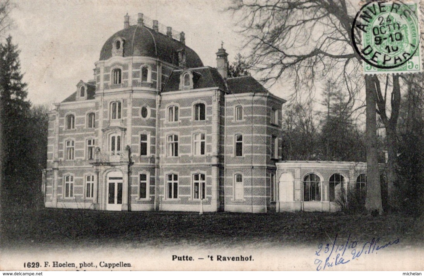 CPA   BELGIQUES---PUTTE---IT RAVENHOF---1910 - Putte