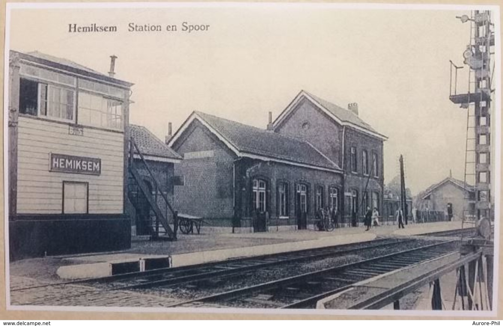 Hemiksem Station En Spoor La Gare (Reproduction - Photo) - Hemiksem