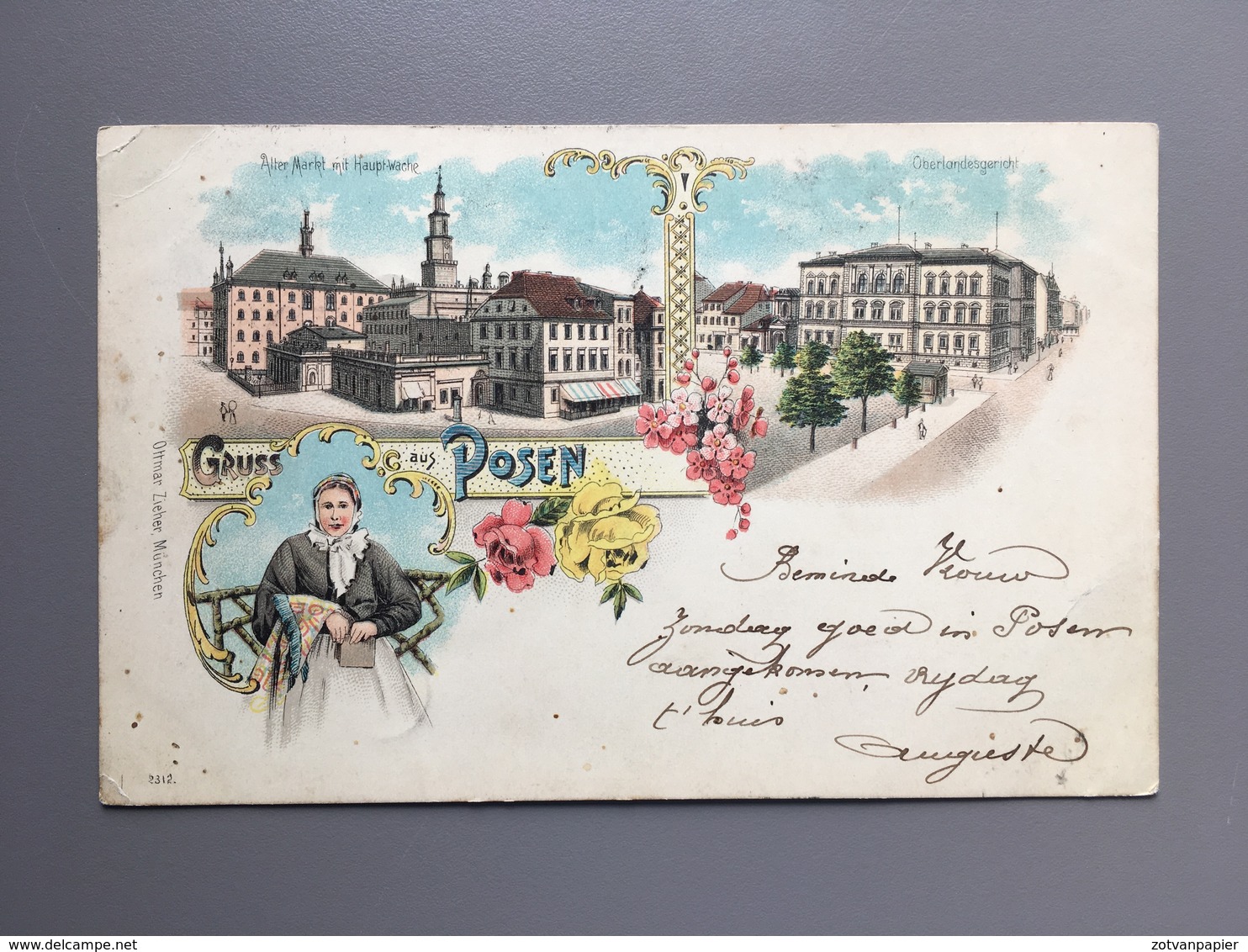 POZNAN - POSEN - Gruss Aus - Litho - 1902 - Pologne