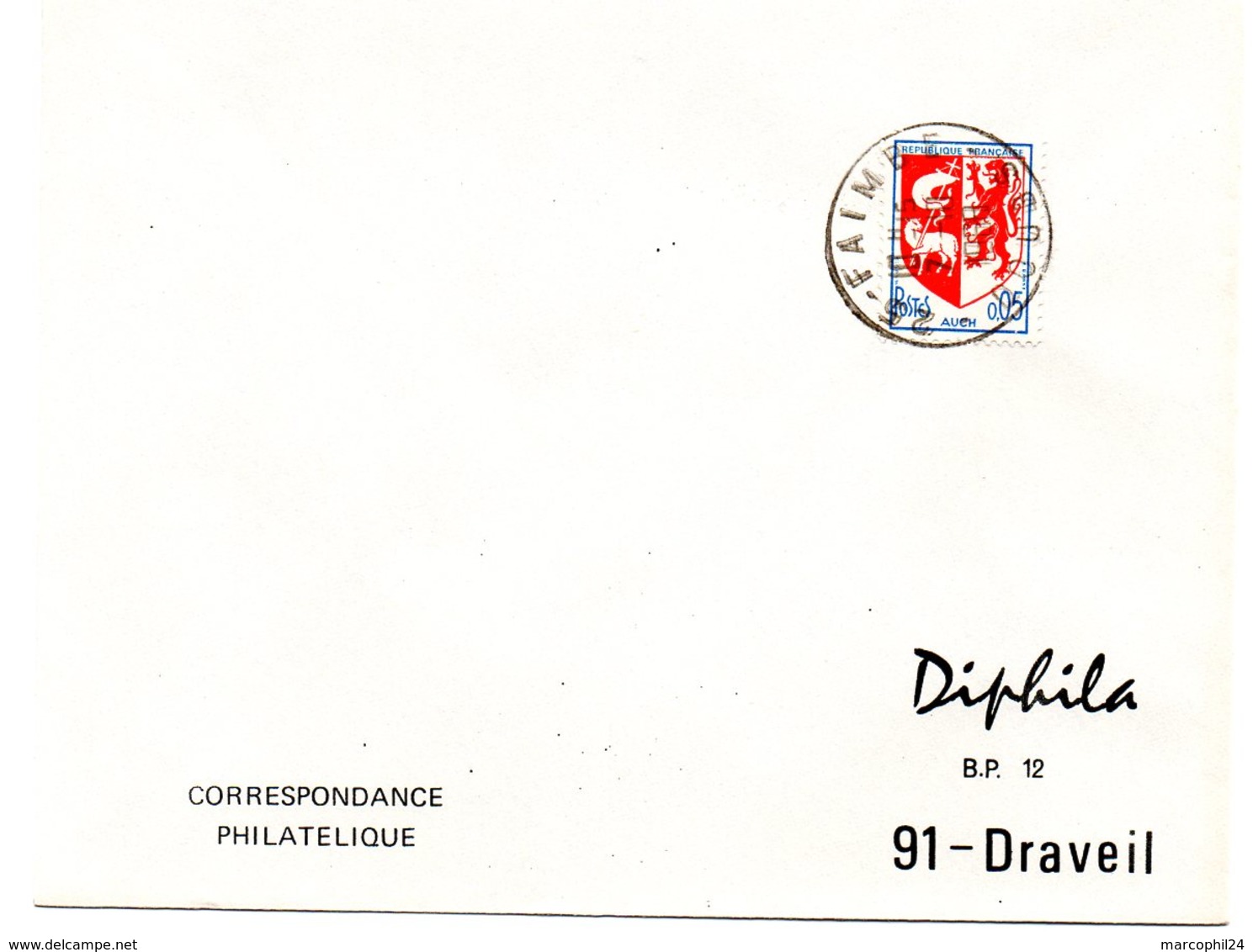 DOUBS - Dépt N° 25 = FAIMBE 1968 = CACHET MANUEL A9 - Manual Postmarks