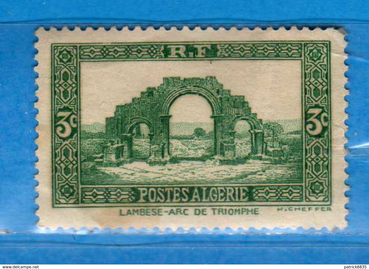 (Us3) ALGERIA - ALGERIE *- 1936-37 - Yvert. N° 103. Neuf. Sans Gomme .  Vedi Descrizione - Usati