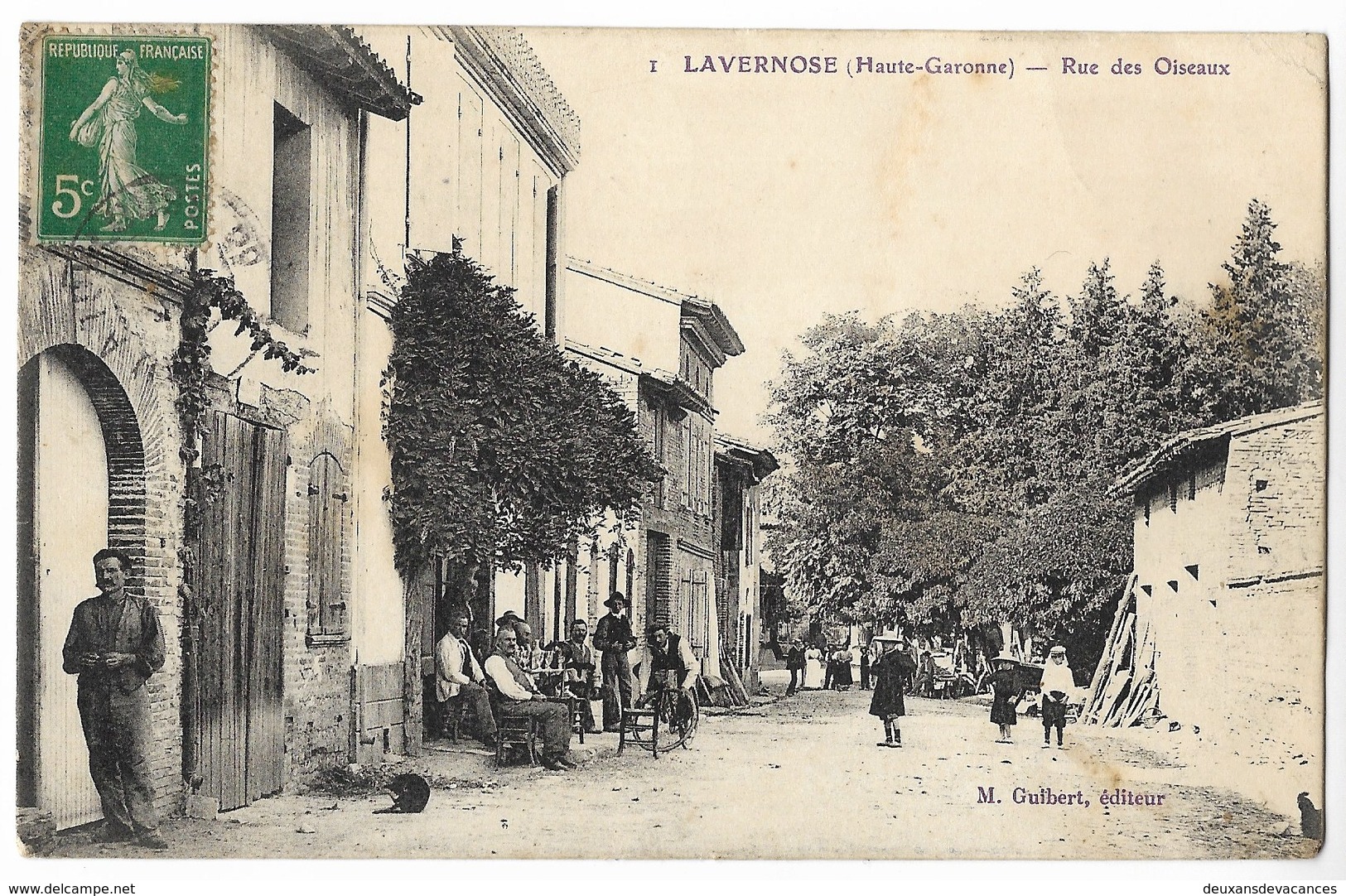 CPA 31 LAVERNOSE Rue Des Oiseaux - Autres & Non Classés