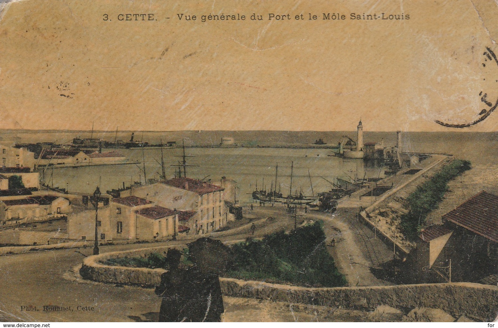 Hérault : SETE - CETTE : Vue Générale Du Port Et Le Mole Saint-louis - Sete (Cette)