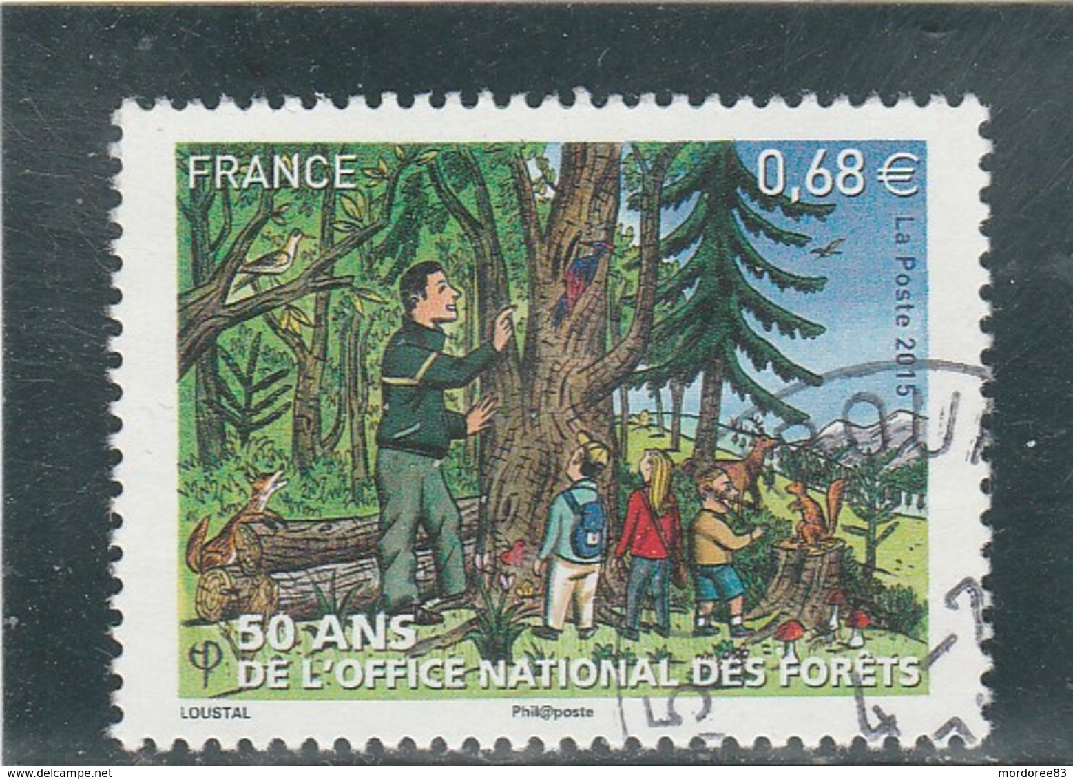 FRANCE 2015 OFFICE NATIONAL DES FORETS OBLITERE YT 5011 - - Oblitérés