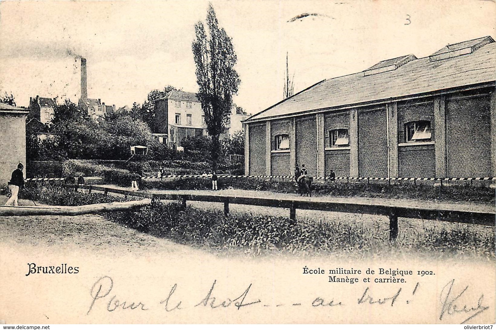 Bruxelles - Ecole Militaire De Belgique 1902 -  Manège Et Carrière - Ixelles - Elsene