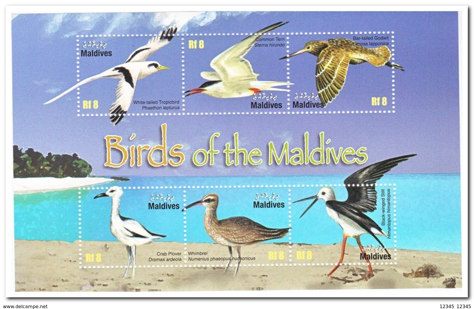 Maldiven 2009, Postfris MNH, Birds - Maldiven (1965-...)
