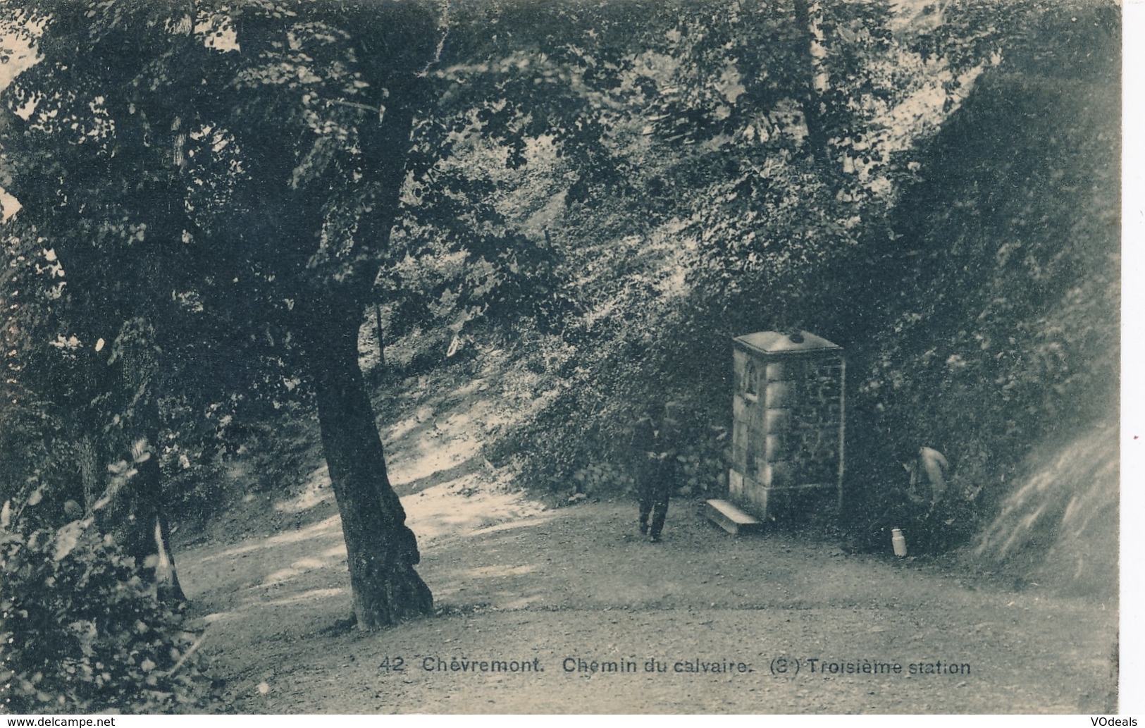 CPA - Belgique - Chévremont - Chemin Du Calvaire - Troisième Station - Chaudfontaine