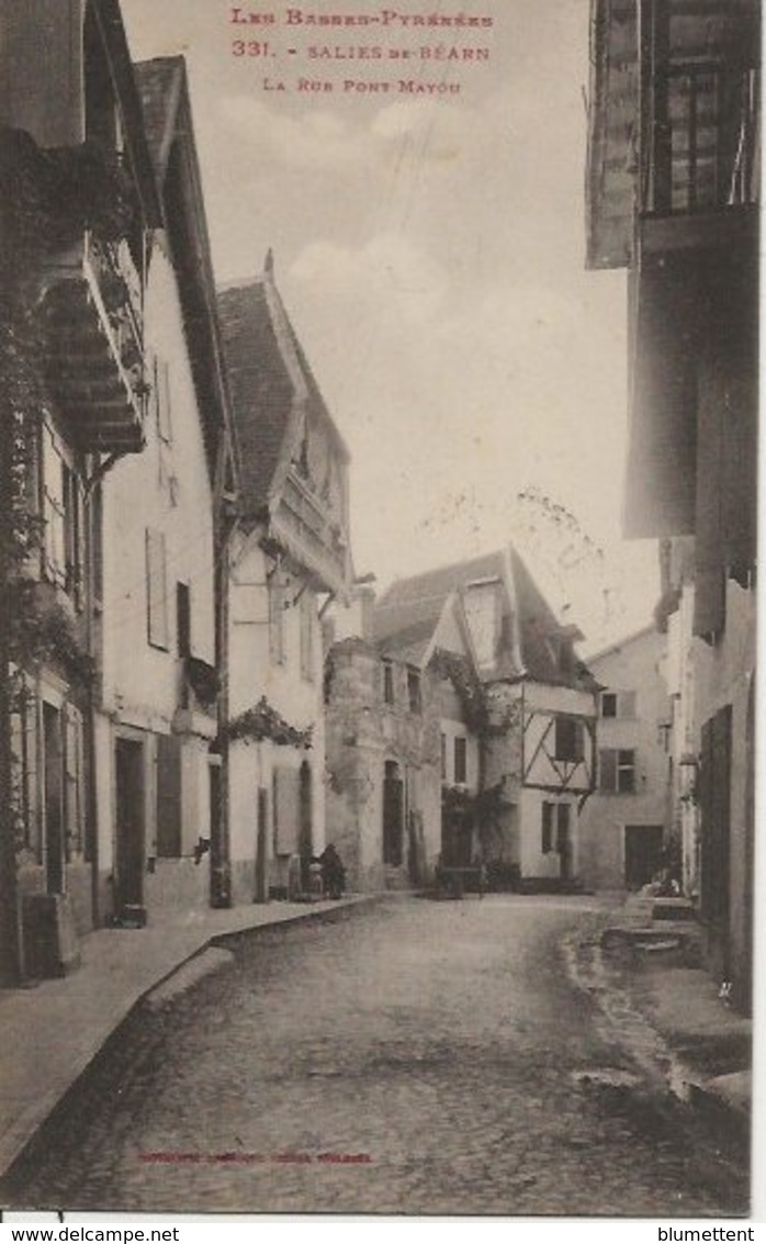 CPA LABOUCHE 331 - La Rue Pont Mayou SALIES-DE-BEARN 64 - Salies De Bearn