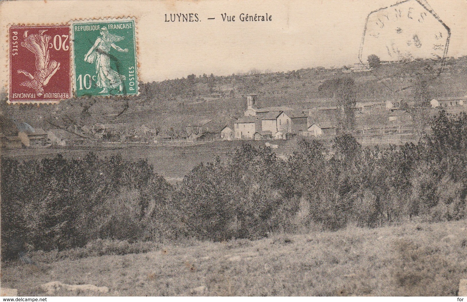 Bouches-du-rhone : LUYNES : Vue Générale - Luynes