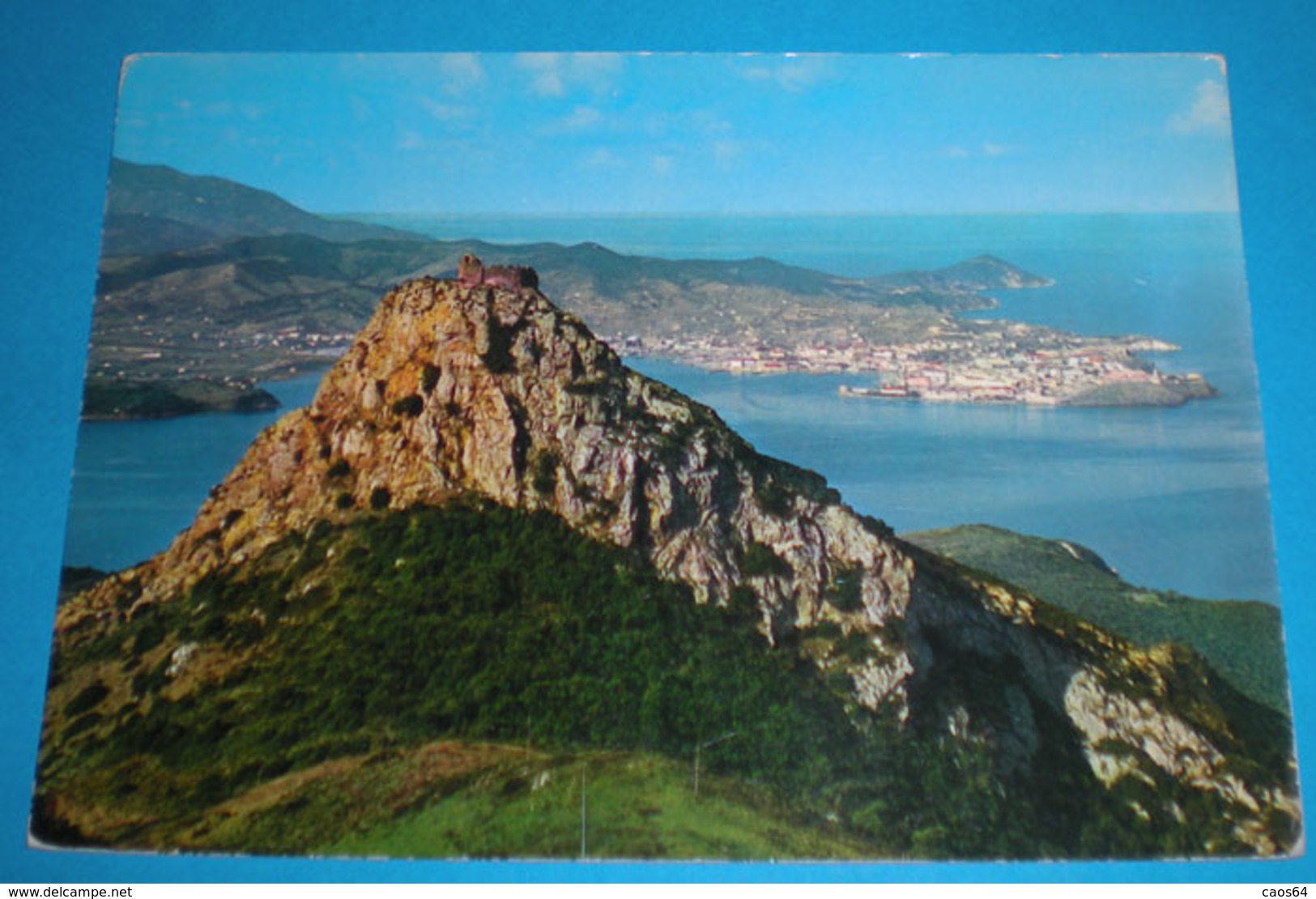 Isola D'Elba Portoferraio Dal Volterraio CARTOLINA 1966 - Altri & Non Classificati