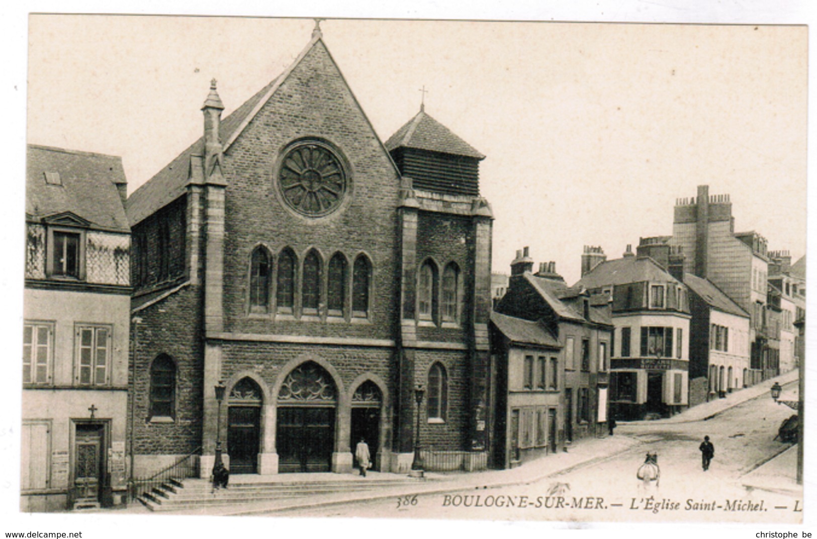 CPA Boulogne Sur Mer, L'Eglise Saint Michel (pk59032) - Boulogne Sur Mer