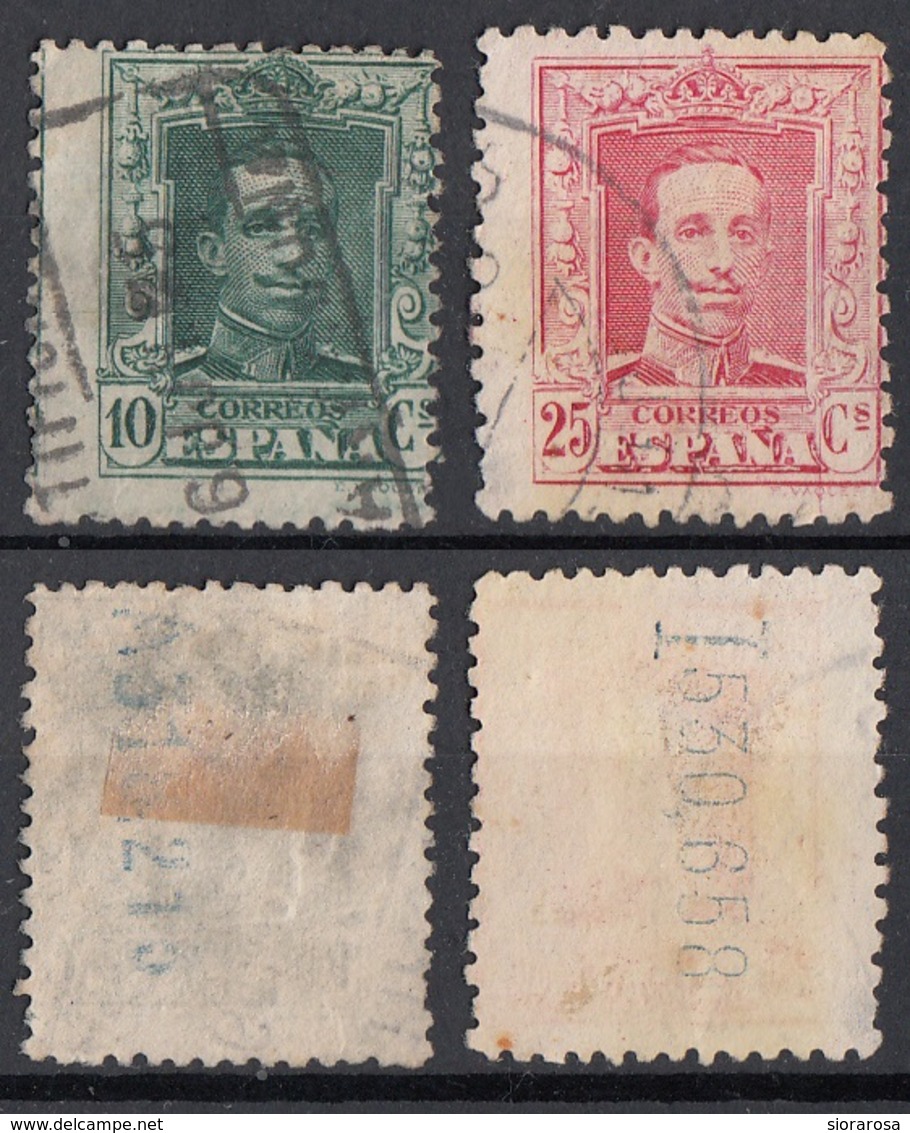 Spagna 1922-23 Sc. 335-338 King Alfonso XII Used  Spain Espana - Used Stamps