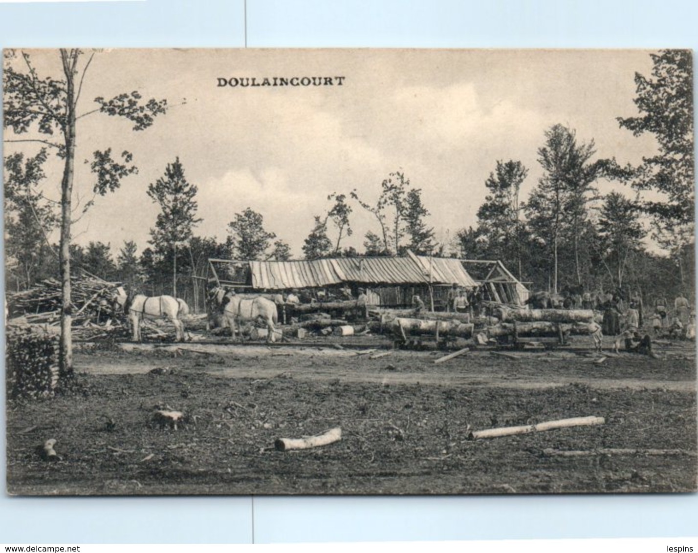 52 - DOULAINCOURT --  Vue D'une Scierie Installée à La Forêt D'Heu - Doulaincourt