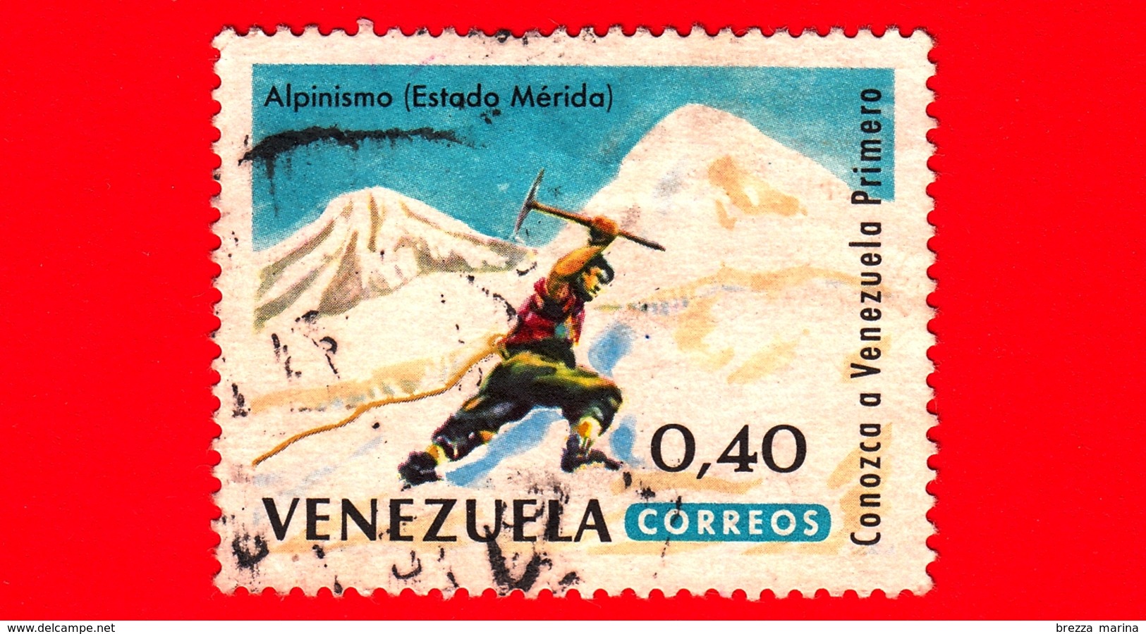 VENEZUELA - Usato - 1964 - Turismo - Merida - Alpinismo - Mountain Climbing - 0.40 - Venezuela