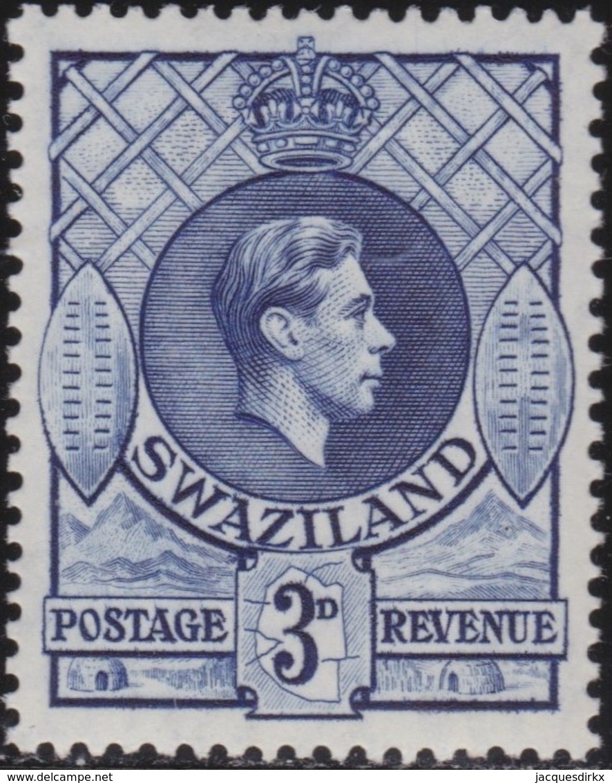 Swaziland     .   SG  .   32a       .   *      .      Mint-hinged     .   /    .   Ongebruikt - Swaziland (...-1967)