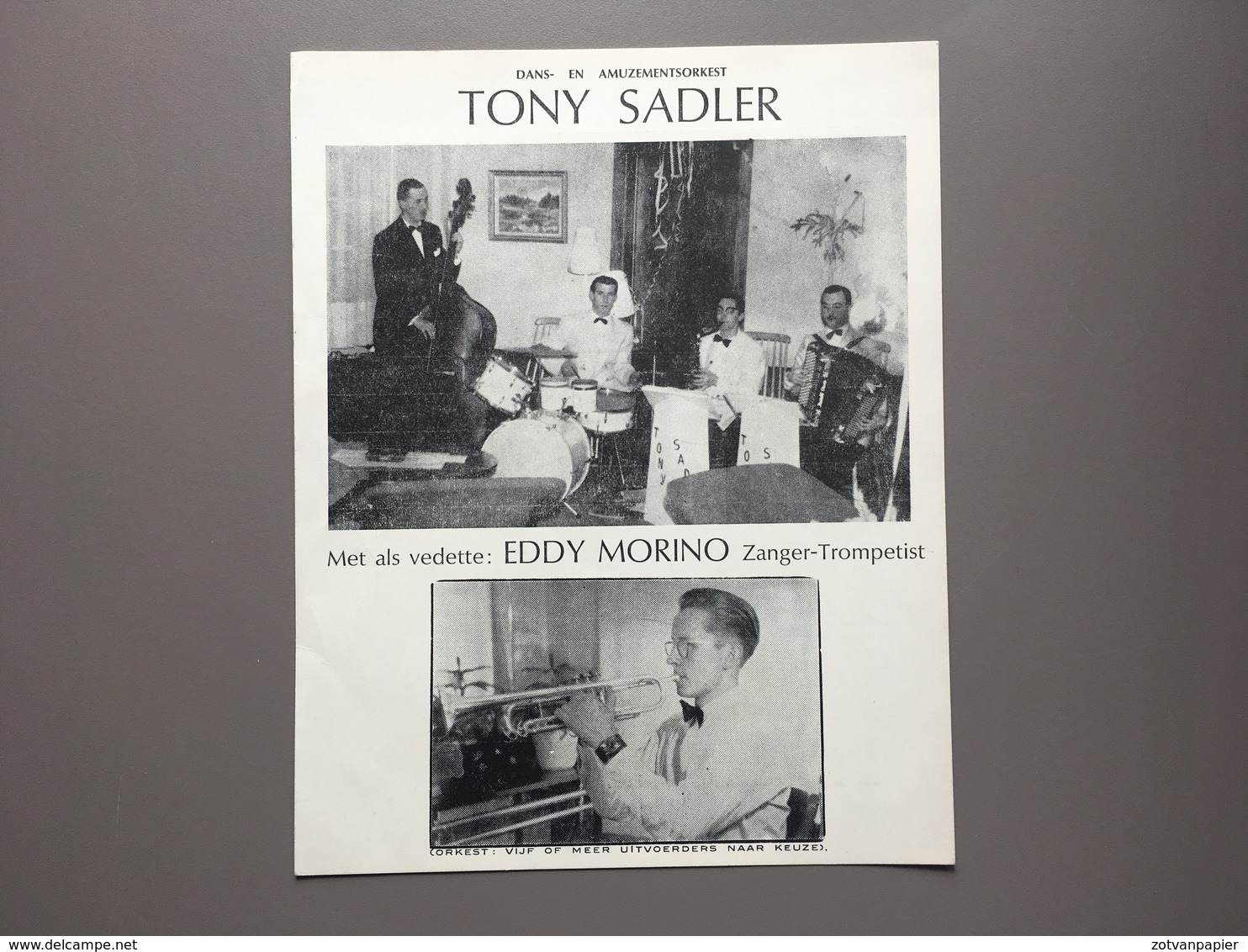 MELLE - Publiciteit - Tony Sadler - Dansorkest - Muziek - Music - Eddy Morino - Melle