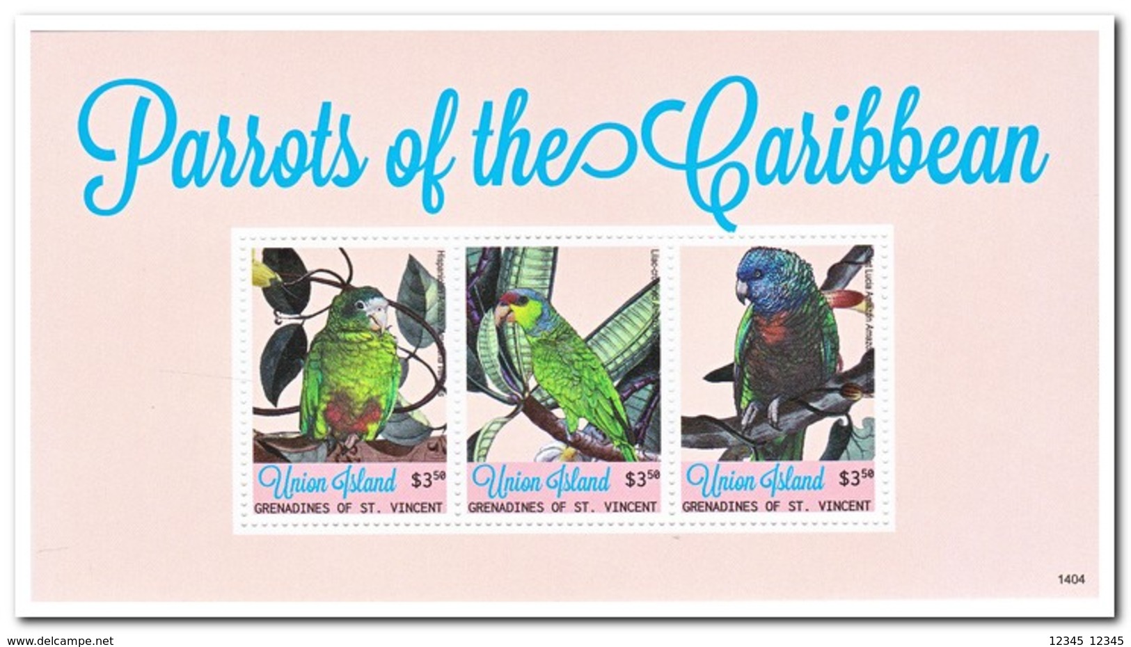 Union Island 2014, Postfris MNH, Birds - St.Vincent Und Die Grenadinen