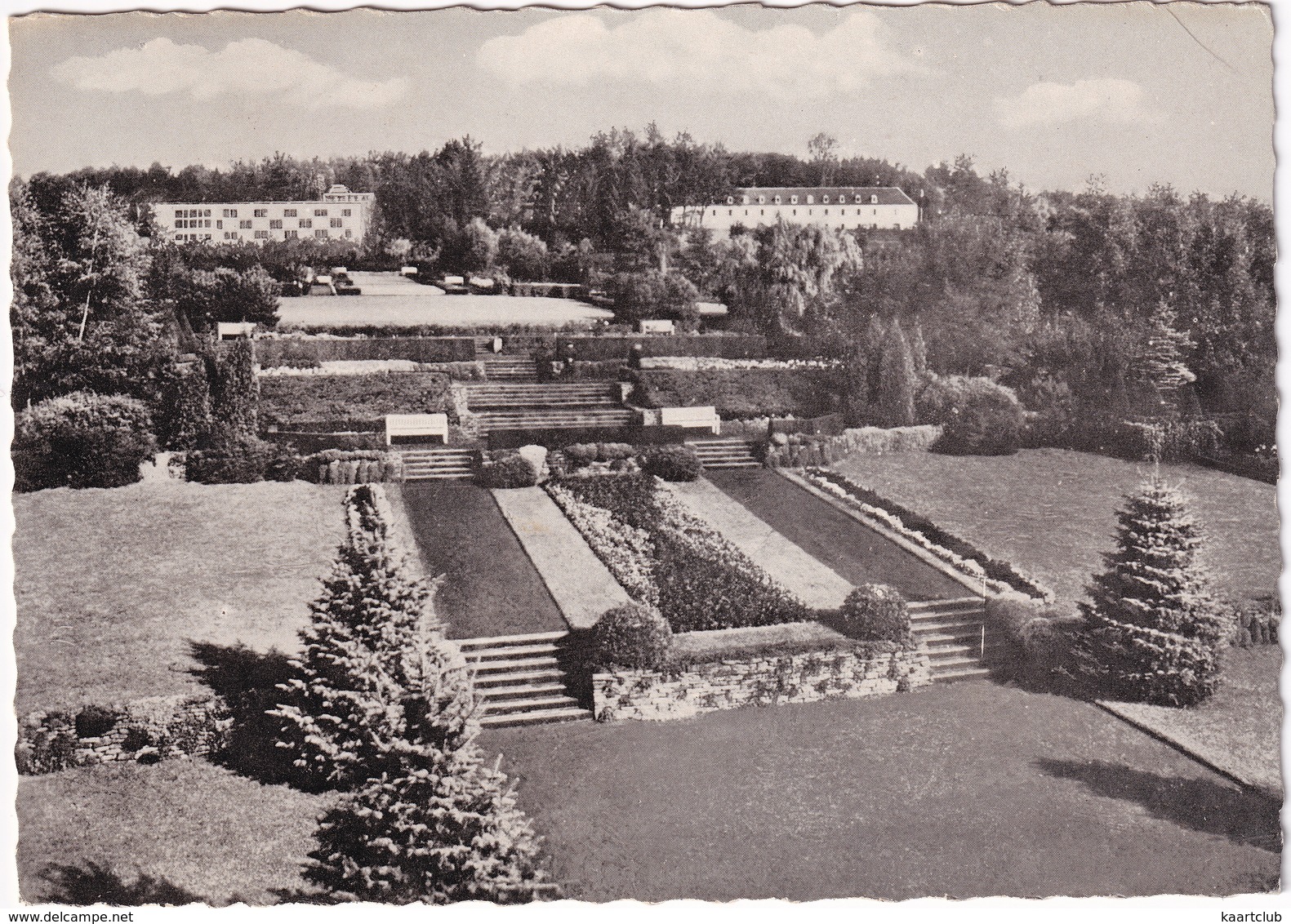 Bad Meinberg Am Teutoburger Wald -  Berggarten Mit Kurheim  - (1963) - Bad Meinberg