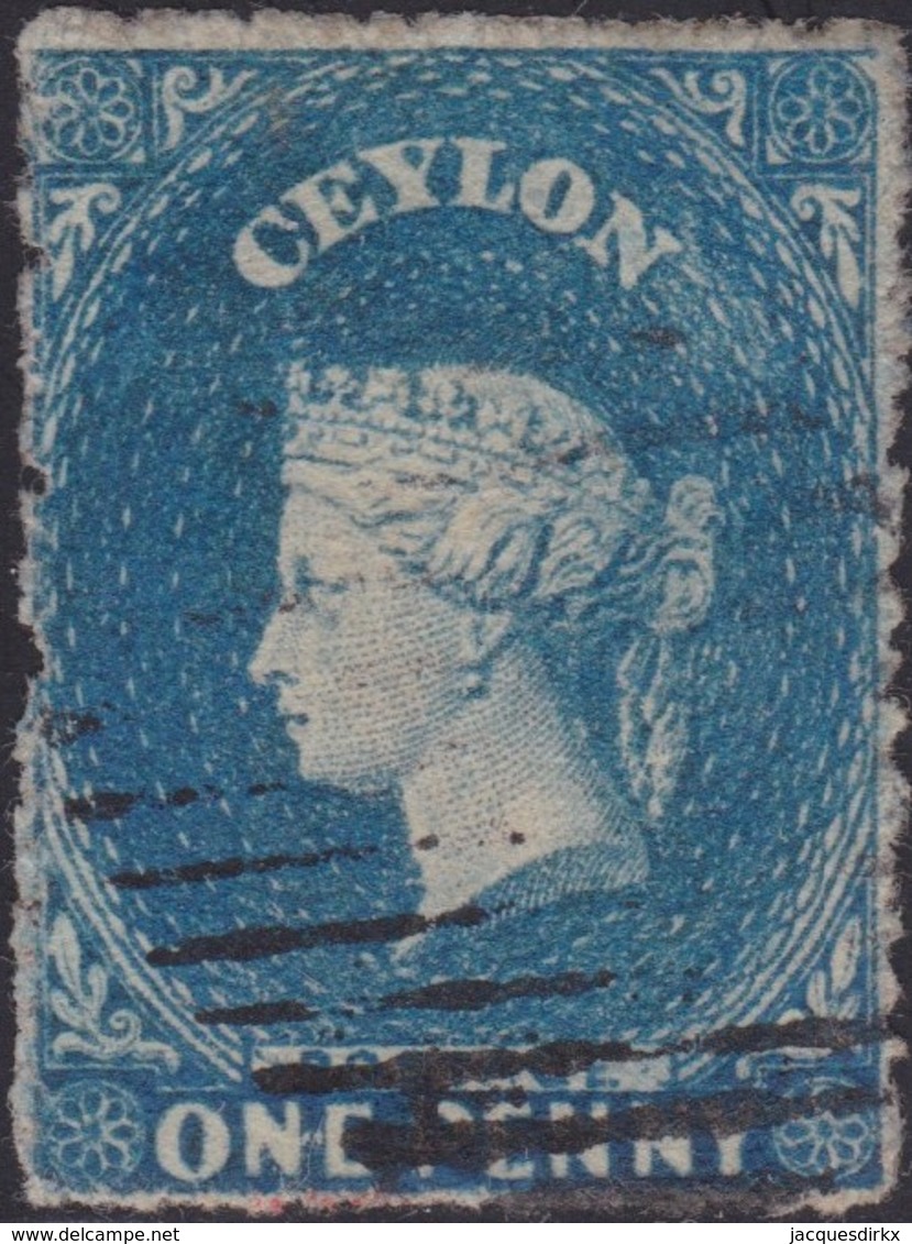 Ceylon    .   SG  .   28a        .  O      .    Gebruikt       .   /    .   Cancelled - Ceylon (...-1947)