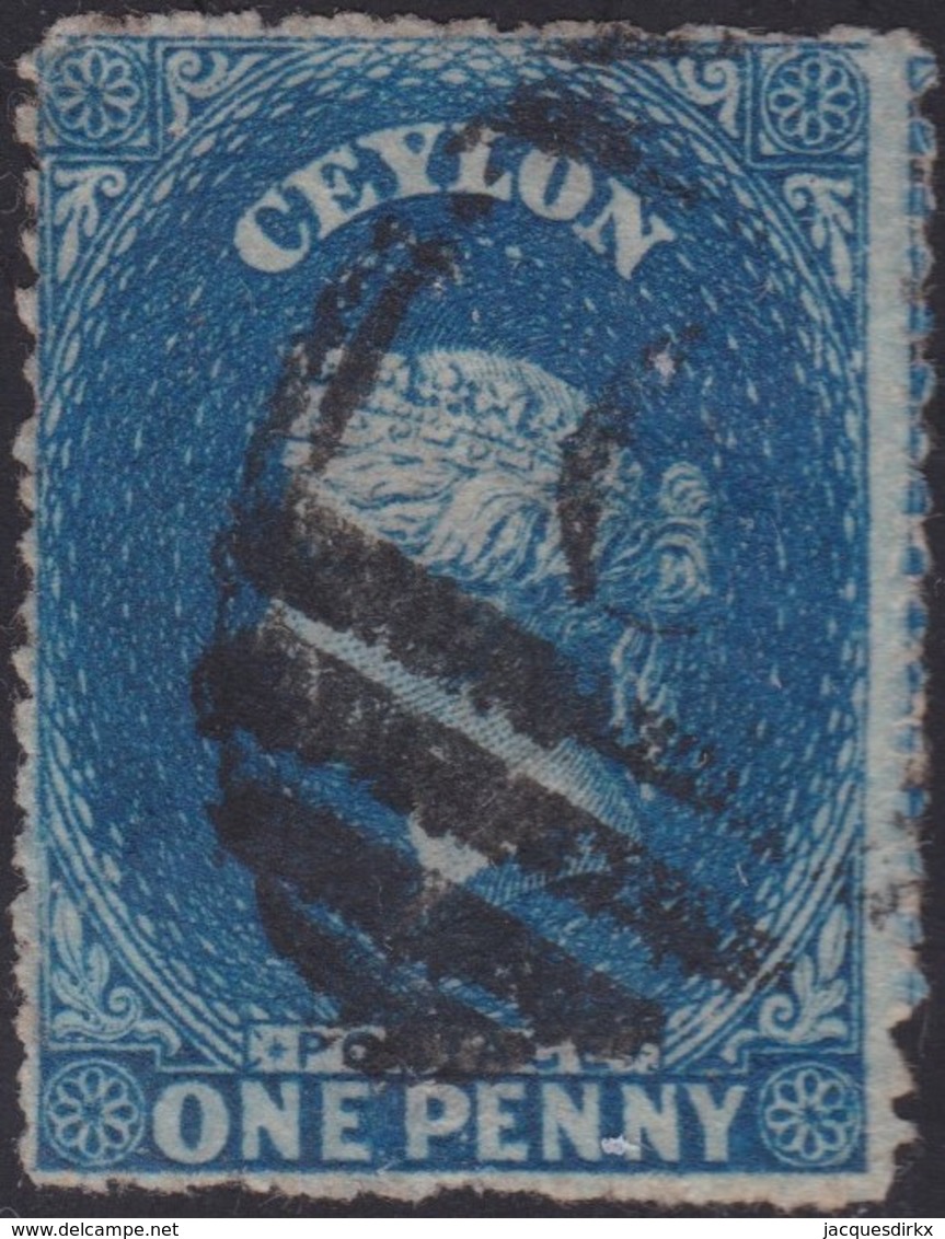 Ceylon    .   SG  .   19a        .  O      .    Gebruikt       .   /    .   Cancelled - Ceylon (...-1947)