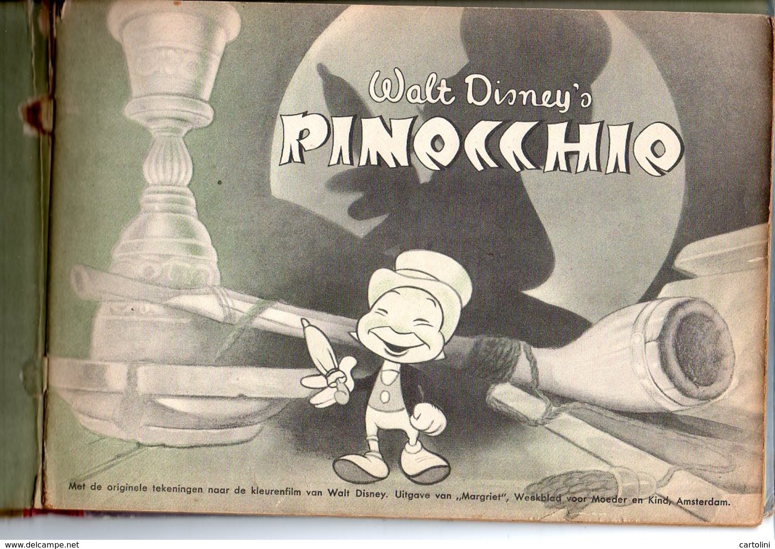 Walt Disney Pinocchio  Album Volledig Complet   Uitg. Weekblad Margriet  26 Blz - Other & Unclassified