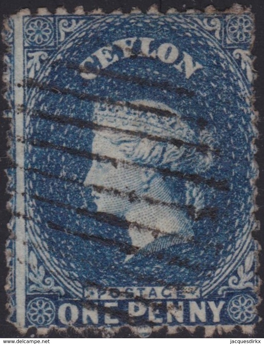 Ceylon    .   SG  .   39       .  O      .    Gebruikt       .   /    .   Cancelled - Ceylon (...-1947)