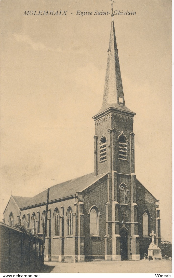 CPA - Belgique - Molembaix - Eglise Saint-Ghislain - Celles