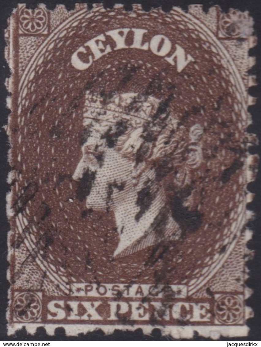 Ceylon    .   SG  .   55c        .  O      .    Gebruikt       .   /    .   Cancelled - Ceylon (...-1947)