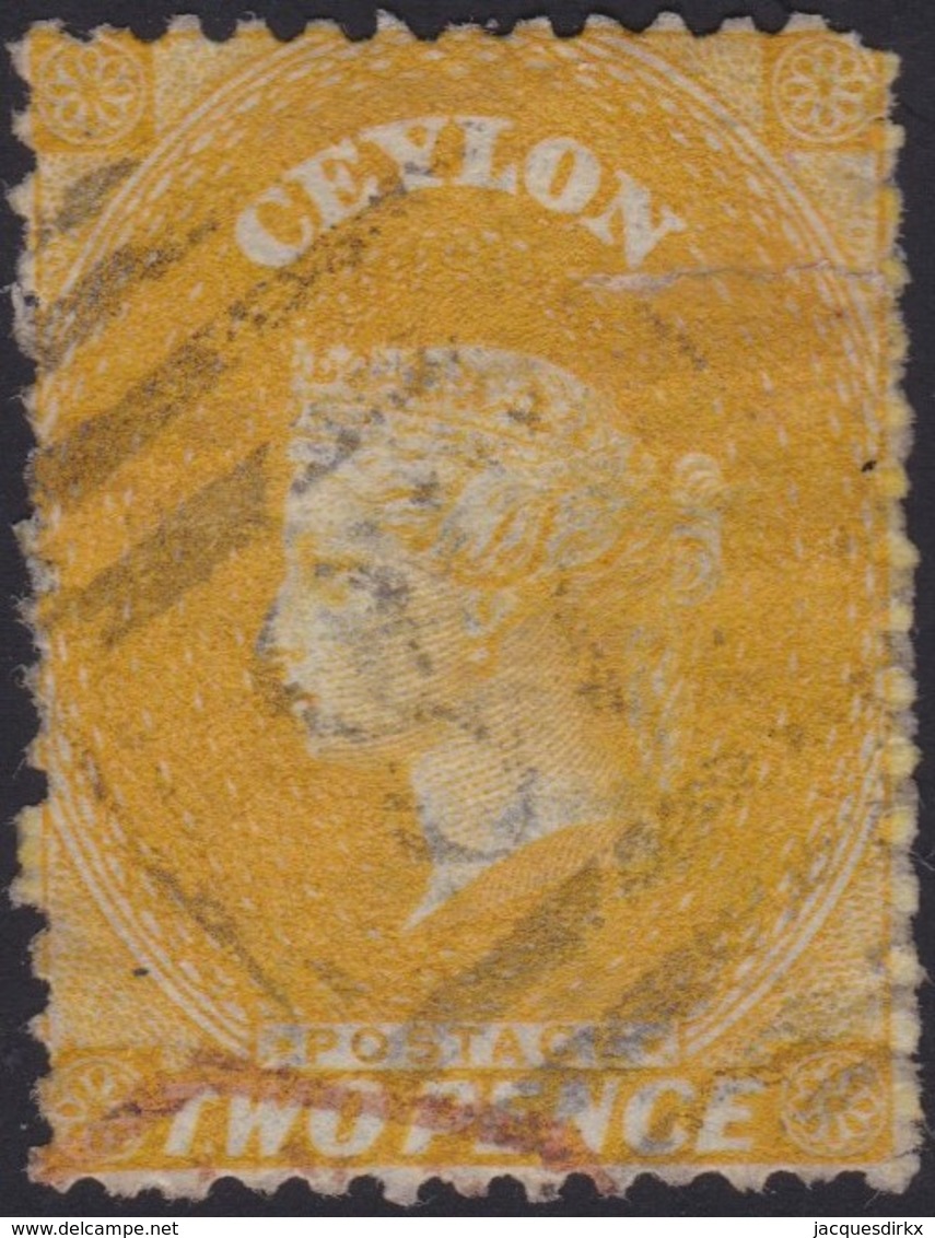 Ceylon    .   SG  .   64d       .  O      .    Gebruikt       .   /    .   Cancelled - Ceylon (...-1947)