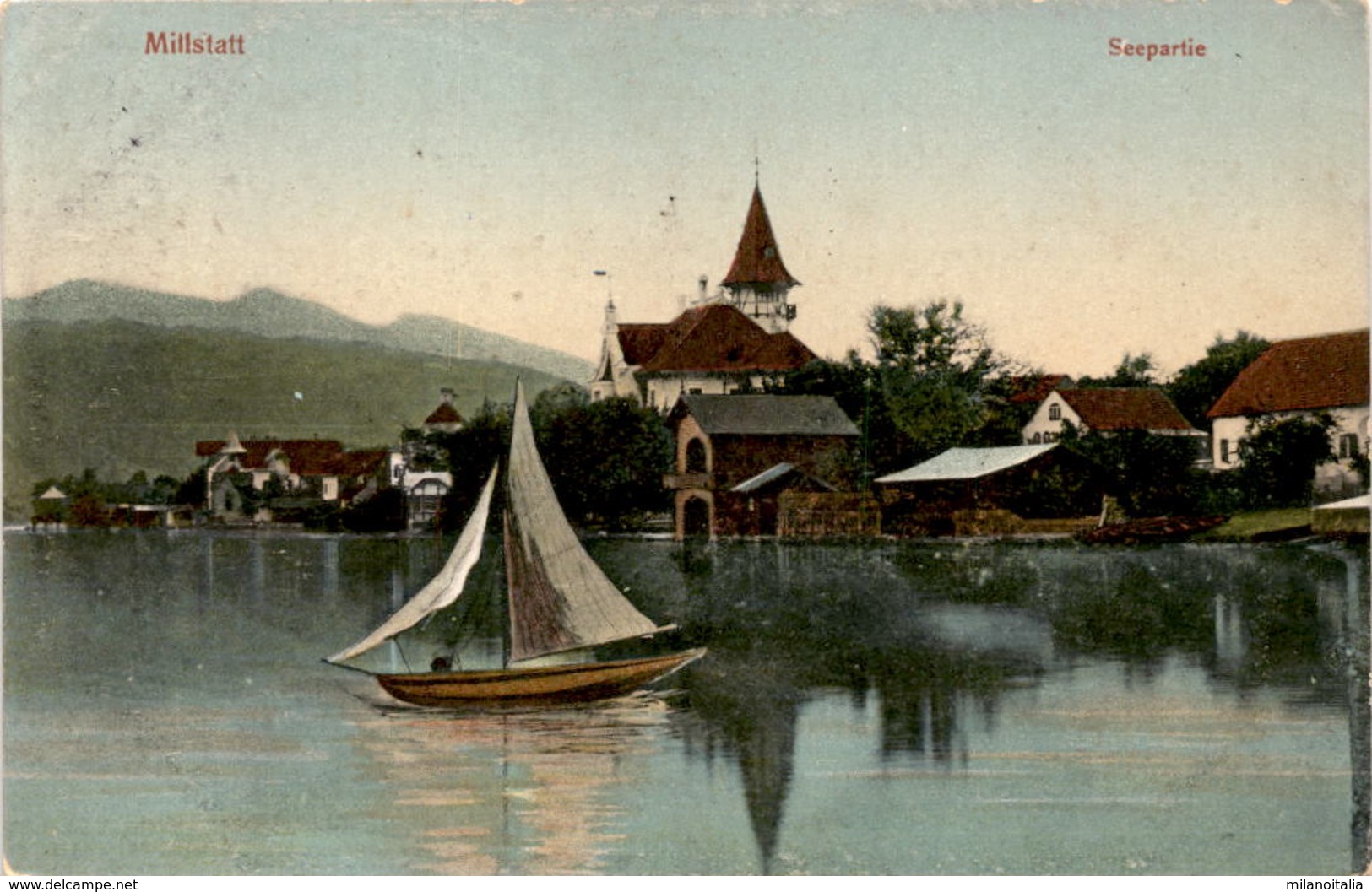 Millstatt - Seepartie (884) * 1908 - Millstatt