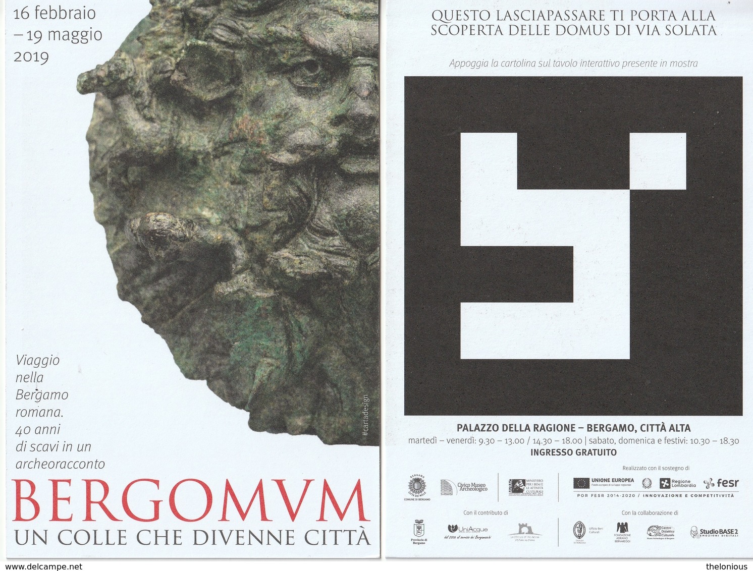 * BERGOMUM Un Colle Che Divenne Città - Mostra Palazzo Della Ragione, Bergamo Alta - Musei