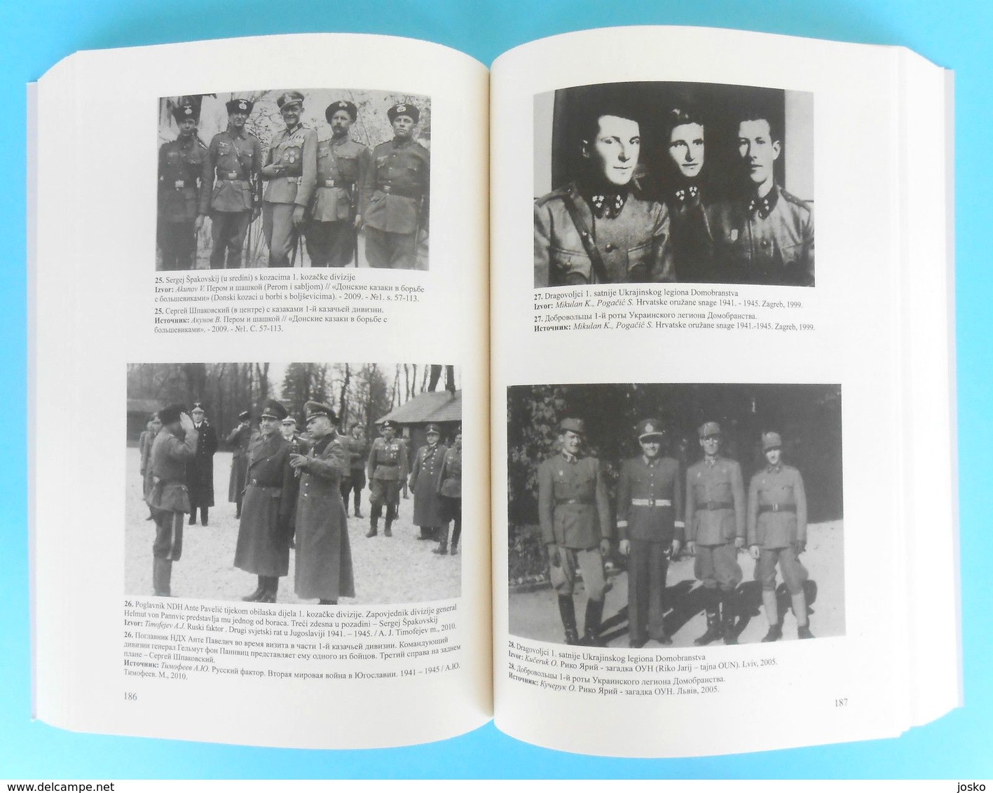 WW2 - RUSSIANS AND UKRAINIANS IN CROATIAN ARMY 1941-1945.* CROATIAN AND RUSSIAN * Mint book Hitler allies Russia Ukraine